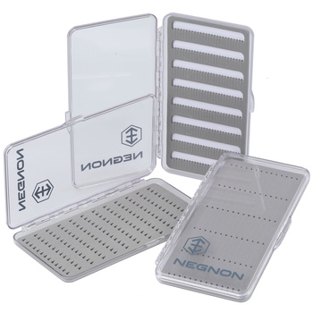 Muškařská krabička Negnon Clear Slim - Large