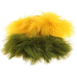 FFGene Wooly Bugger perá marabu Blood Quill (7-10 cm)