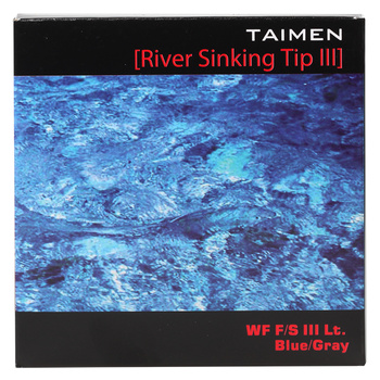 Mušiņmakšķerēšanas aukla ar grimstošu galu Taimen River III WF-F/S3 Blue