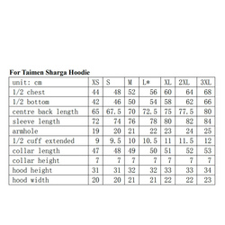 Storo audinio džemperis su gobtuvu Taimen Sharga