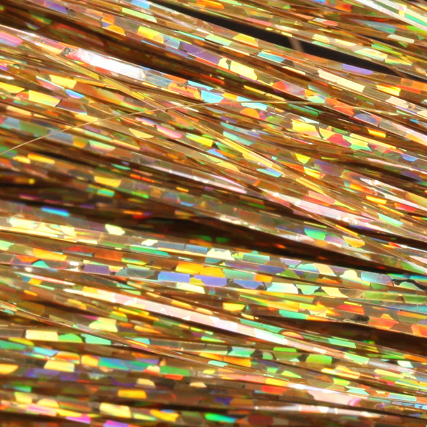 Syntetiske fibre til fluebinding Hedron Holographic Flashabou