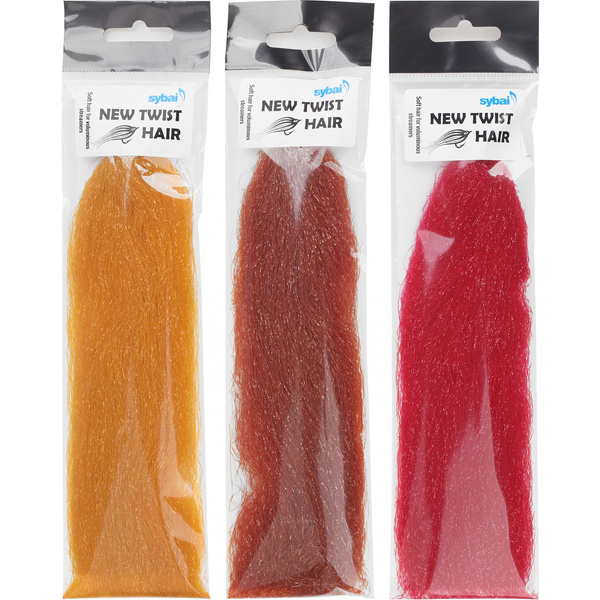 Csillogó műlégykötő szálak Sybai Twist Hair