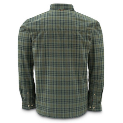 Simms Coldweather Shirt Black Olive Plaid
