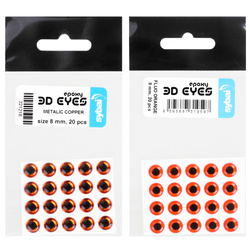 Μάτια για τεχνητές μύγες Sybai 3D Epoxy Eyes