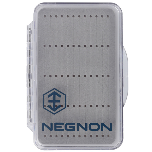 Κουτί για τεχνητές μύγες Negnon Clear Slim - Μεσαίο