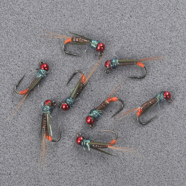 T.B Red Head Orange Tip Jig