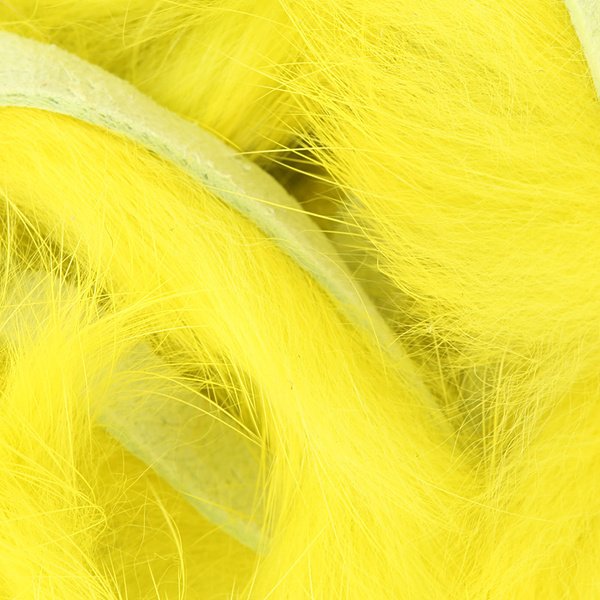 Hareline Tiras Magnum de pele de coelho com pelo