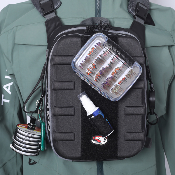 Taimen Egiin Fly Fishing Chest Pack - Black