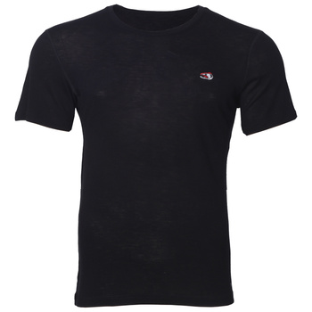 Taimen Uur Cotton Wool SS-Shirt - Deep Black