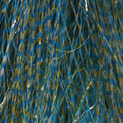 Έτοιμη τρέσα από συνθετικές ίνες Hareline Senyo's Metallic Barred Predator Wrap