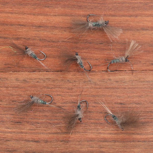 No Hackle Peacock Green