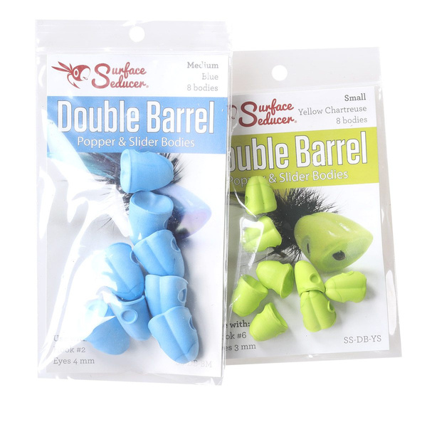 Hareline Double Barrel Popper Bodies
