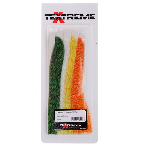 Syntetická vlákna na vázání mušek Textreme Crystalflash Assorted Colors