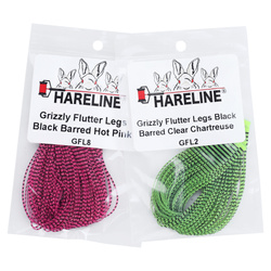 Hareline Grizzly Flutter Legs