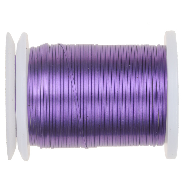 Litteä värillinen ribbauslanka Sybai Flat Colour Wire Large