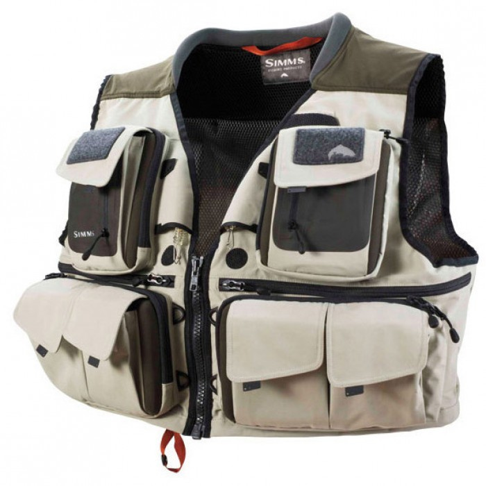 Simms G3 Guide Vest - Khaki S | フライフィッシング  ベスト | Taimen