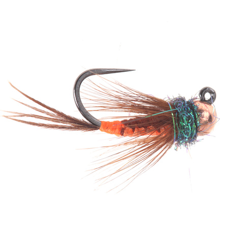 Woven Brown Orange Back Jig