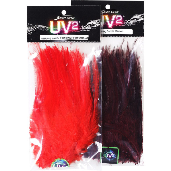 Spirit River UV2 gaiļa seglu spalvas