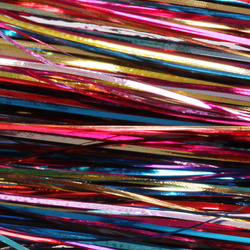 Sintetinis pluoštas muselėms rišti Hedron Flashabou