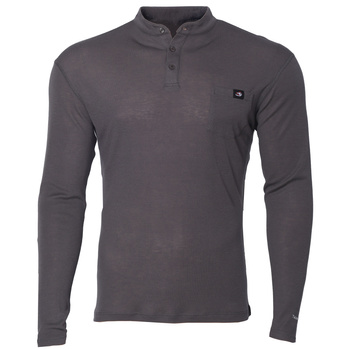 Taimen Bureya Fresh Merino Wool LS-Shirt - Carbon Black