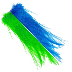 Половин седлова кожа с пера от петел Ewing
