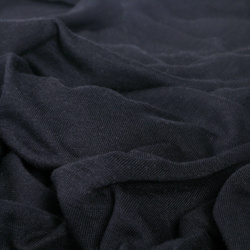 Kurzarm-T-Shirt aus Baumwoll-Merino-Mischgewebe Taimen Uur – Deep Black