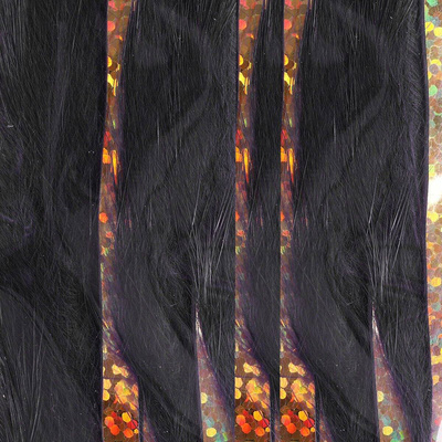 Black with Holo Gold Accent