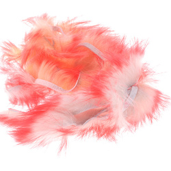 Hareline Crosscut Rabbit Flesh Two Tone karvakasvuga risti lõigatud küüliku karusnaharibad