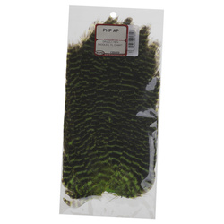 Седлова кожа с пера от кокошка Wapsi Grizzly