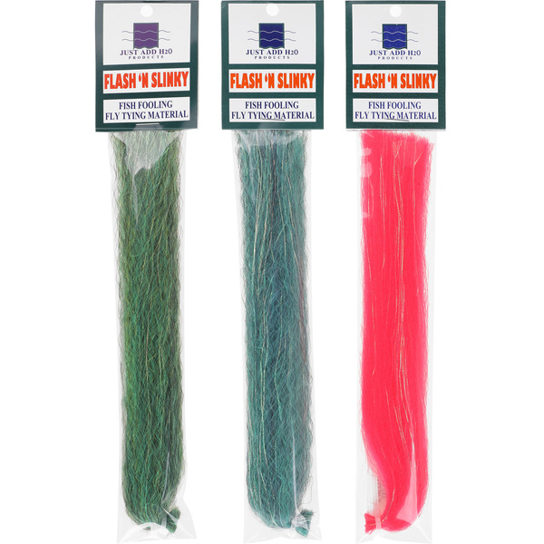 Syntetiske fibre til fluebinding H2O Flash N Slinky