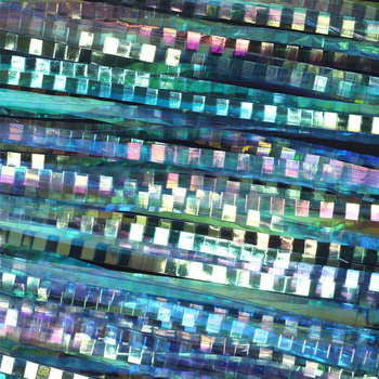 Fire reflectorizante pentru legarea muștelor artificiale Hedron Dyed-Pearl Lateral Scale