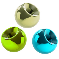 Tungstenperler FFGene Regular Tungsten Beads Metallic-3