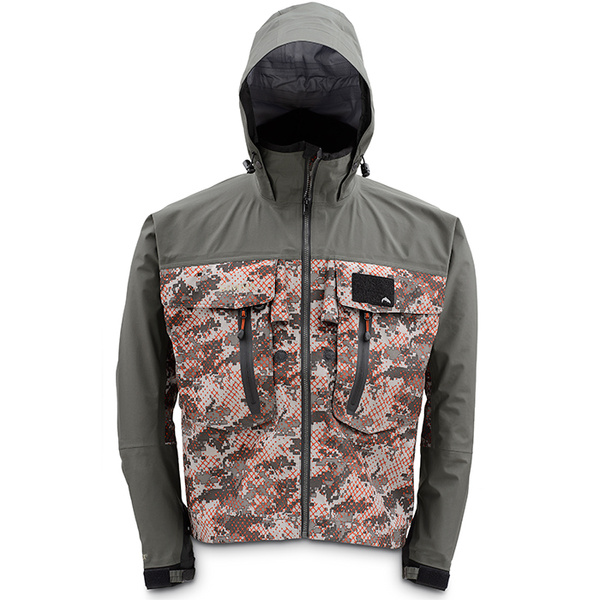 Simms G3 Guide Jacket Catch Camo Orange