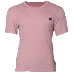 Taimen Zeya Fresh Merino lühikeste varrukatega meriinovillasegust T-särk – Dusty Rose