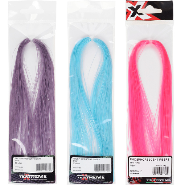 Syntetiske fibre til fluebinding Textreme Phosphorescent Fibers