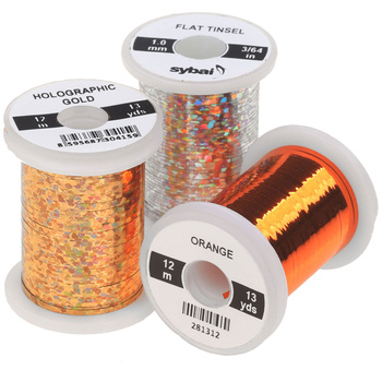 Плосък тинсел Sybai Flat Tinsel 1 mm