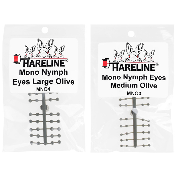 Muselių rišimo akys Hareline Mono Nymph Eyes