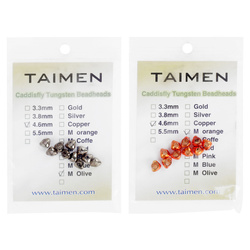 Tungsten kralen FFGene Tungsten Caddis Heads