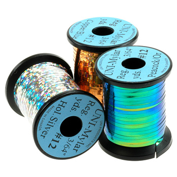 Plat vliegbindtinsel Uni Mylar #12 (1.2 mm)
