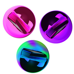 Tungstenperler FFGene Tungsten Slotted Bright Beads-4