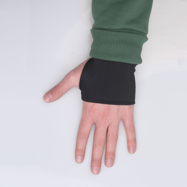 Siuvinėtas džemperis su gobtuvu Taimen Menza – Dk. Green