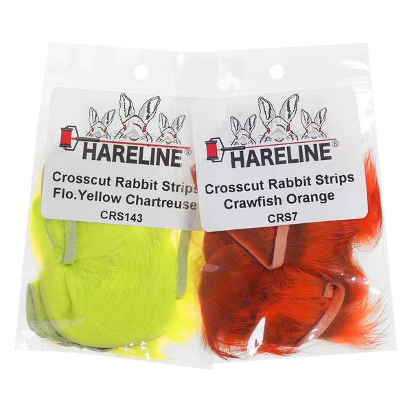 Hareline prečno rezani trakovi zajčje kože z dlako