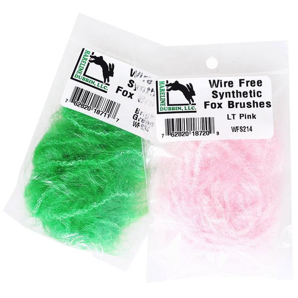 Hareline Wire Free Synthetic Fox Brushes