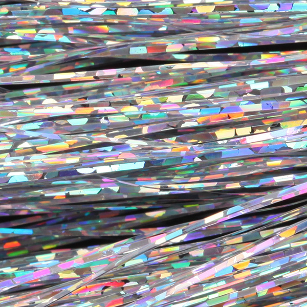 Συνθετικές ίνες για τεχνητές μύγες Hedron Holographic Flashabou