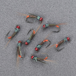 T.B Red Head Orange Tip Jig