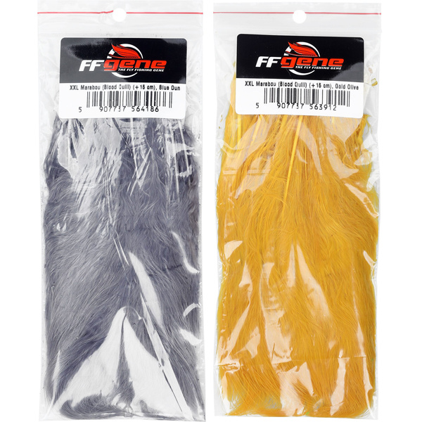 FFGene XXL pera marabu (Blood Quill) (++15 cm cm)