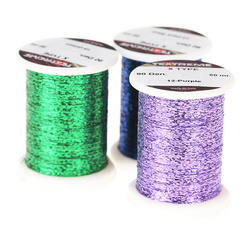 Ploščata kovinska lameta z monofilamentno ojačitvijo Textreme X Type 90 den