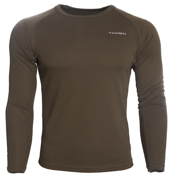 Taimen Polartec Power Dry Heavy Weight Crewe LS - Canteen