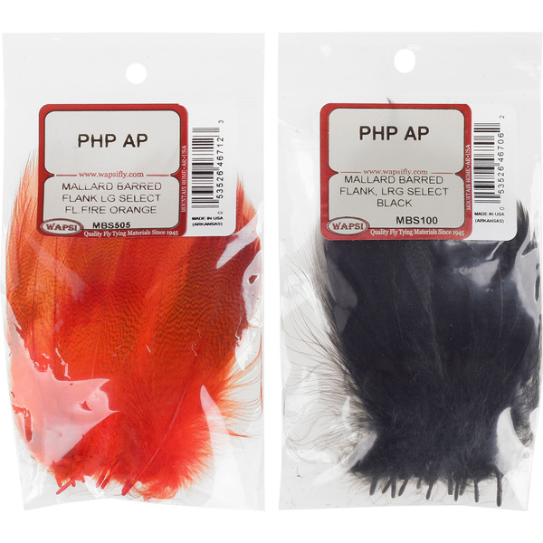 Wapsi 청둥오리 줄무늬 옆구리 깃털 라지 셀렉트