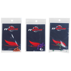 Волфрамови мъниста FFGene Tungsten Slotted Bright Beads